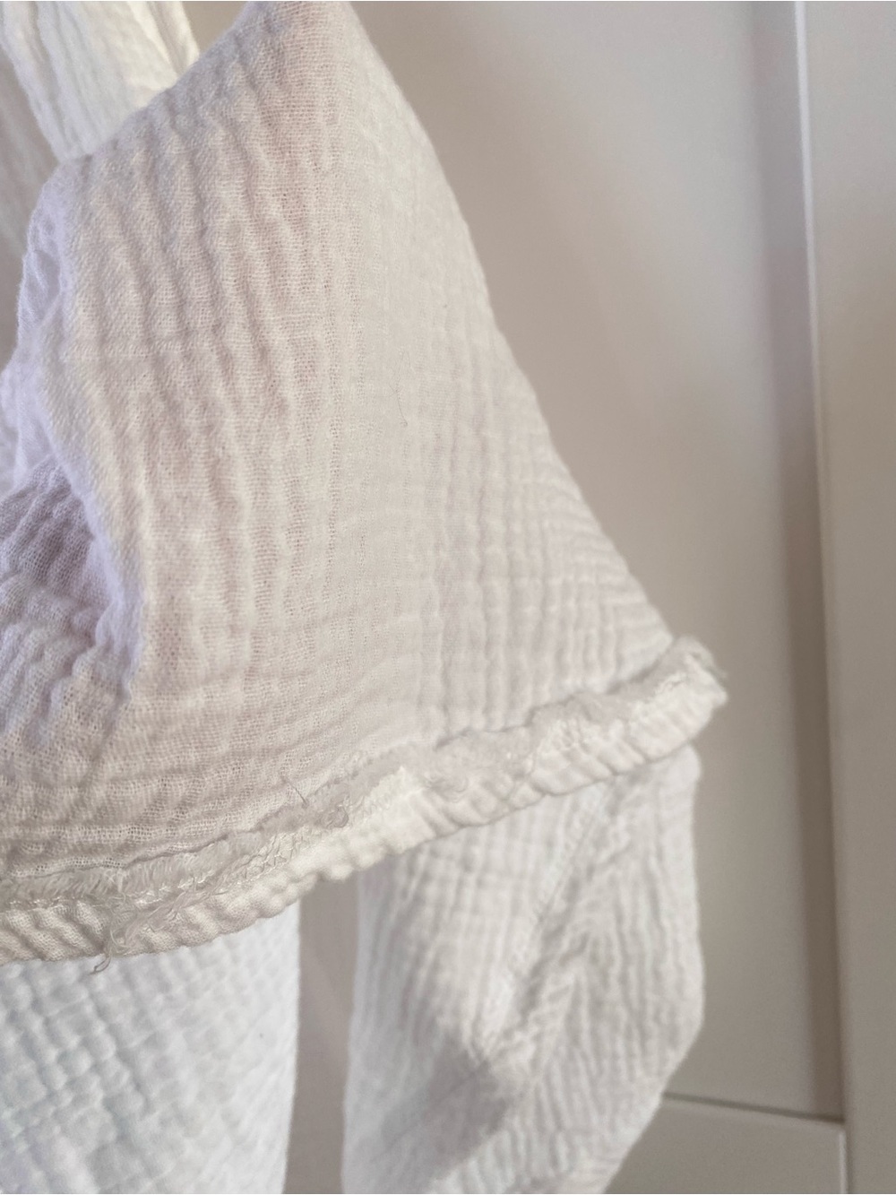 POL Lace Crochet Trim Boho Sleeveless Cotton Top with Accent Buttons - Picture 8 of 8